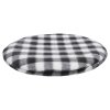 Polštářek k nahřátí nebo chlazení 26cm, černá/bílá-káro