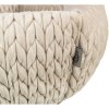 LIVIA kulatý sametový pelech, ø 50 cm, písková