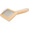Jemný kartáč, tenké drátěné štětiny, bambus (Velikost 12 x 15 cm)