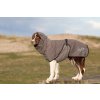 Koupací plášť / župan pro psy, šedá (Velikost XL: 75 cm, pas: 84-102 cm)