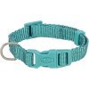 Nylonový obojek PREMIUM, aqua (Velikost S:25-40cm/15mm)