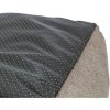 Pelech GANO, obdélníkový s polštářovým okrajem, tkanina, šedobéžová (Velikost 115 x 90 cm)