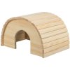 Dřevěné iglú pro hlodavce (Velikost 42 x 20 x 25 cm, např. králík)