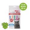 Miau Miau Creamy Snacks Cat mix 15 g 4 pack (12 ks) SLEVA 10 %