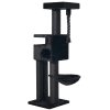 Škrabadlo pro kočky YOAN 50 x 50 x 167 cm černá