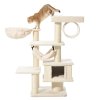 Škrabadlo pro kočky ELIN 58 x 58 x 129 cm krémová
