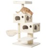 Škrabadlo pro kočky BINKA 78 x 58 x 152 cm krémová