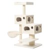 Škrabadlo pro kočky BINKA 78 x 58 x 152 cm krémová