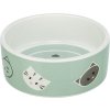 Keramická miska MIMI s kočičí hlavou 0,3l/12 cm, různé barvy - LIMITOVANÁ NABÍDKA