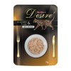 Desire premium s trhaným masem Kuře a Tuňák, kapsička 70 g