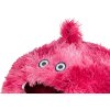 Kukaň MONSTER, 46 x 33 x 46 cm, dlouhovlasý plyš, růžově červená - LIMITOVANÁ NABÍDKA