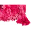 Kukaň MONSTER, 46 x 33 x 46 cm, dlouhovlasý plyš, růžově červená - LIMITOVANÁ NABÍDKA