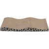 Škrabací karton LEO, vlnovka s catnipem, 44 x 6 x 25 cm, 2 ks, leopardí