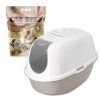 SET WC SMART CAT, šedá + zdarma Cat Step Tofu Original 6 l