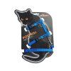 BAFPET Set postroj + vodítko pro kočky - Modrá (Varianta /OK 19-26cm, OH 24-37cm/)