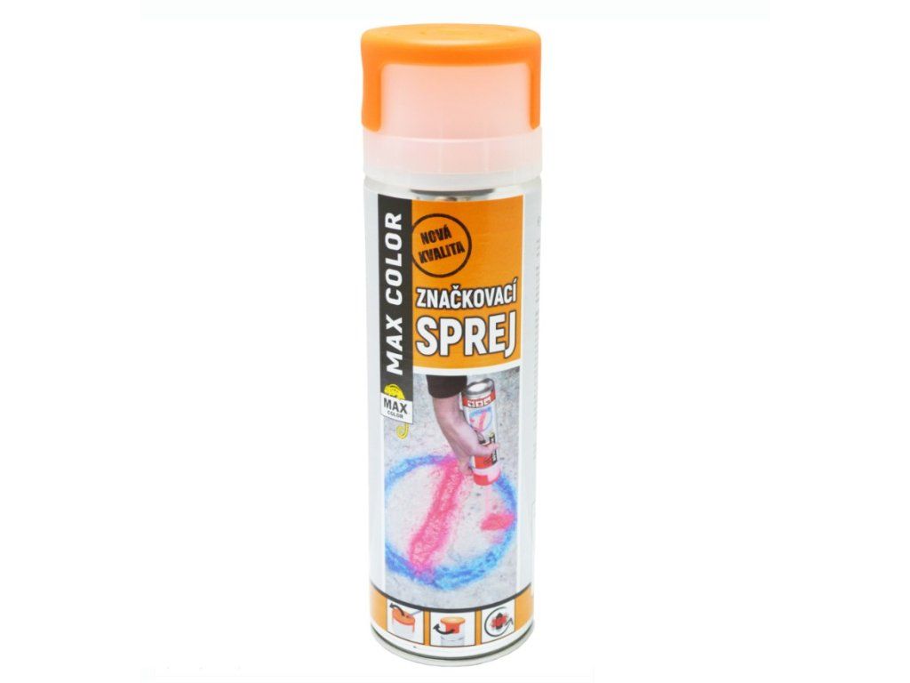 Max Color značkovací sprej, oranžová, 500 ml