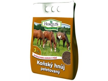 Hortus Koňský hnůj, peletovaný 3kg