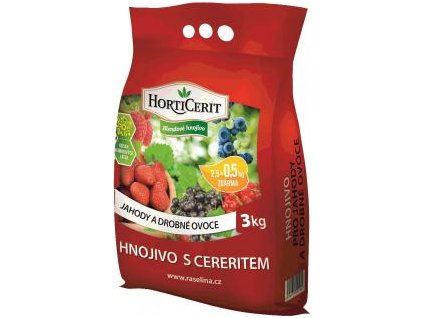 Hnojivo pro jahody a drobné ovoce 3kg Horticerit