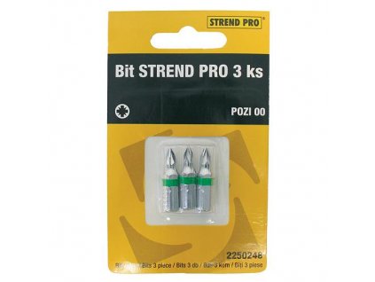 Bit Strend Pro, POZI 00, balení 3ks