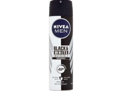 Nivea Men Invisible Black/White Original antiperspirant, 150 ml