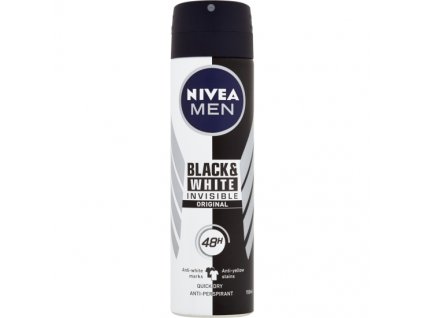 Nivea Men Invisible Black & White Original antiperspirant, 150 ml