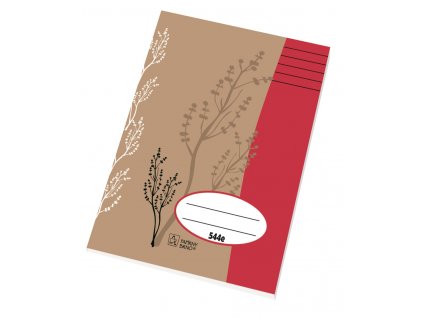 Školní sešit 424e linkovaný A4/eko, 20 listů