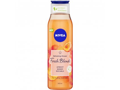 Nivea Fresh Blends Apricot sprchový gel, 300 ml