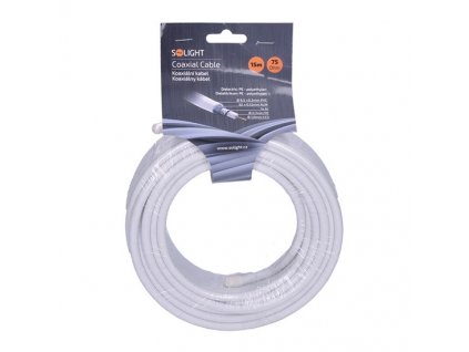 Solight koaxiální kabel CC120, sáček, 15m