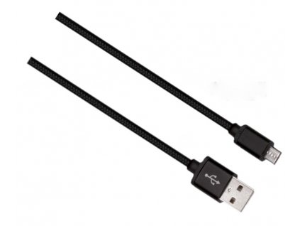 Solight USB kabel, USB 2,0 A konektor - USB B micro konektor, 1m