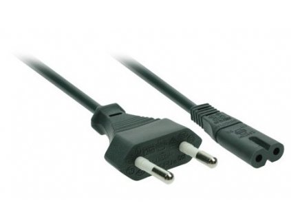 Solight napájecí kabel 2-pin, 230V, 2,5A, 2m