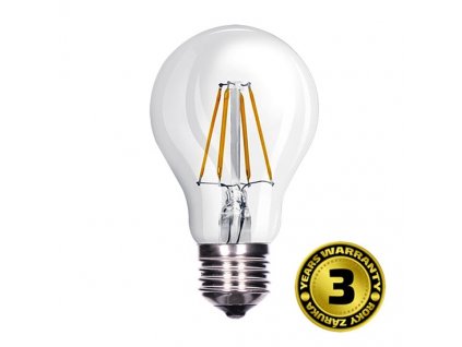 LED žárovka klasická  8W, E27, 3000K, 360°, 810lm