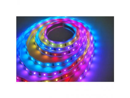 Solight LED světelný pás, multicolor, 3m, 12V adaptér a dálkové ovládání, 7,2W/m