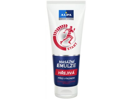 Alpa Sport Star Start hřejivá masážní emulze před výkonem, 210 ml