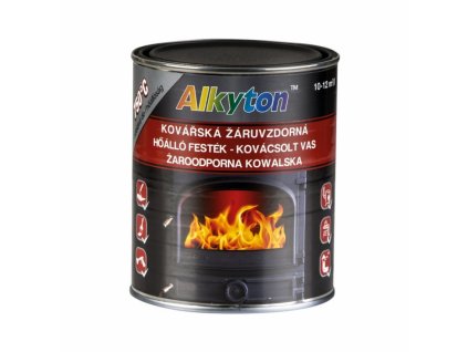 Dupli-Color Alkyton žáruvzdorná barva do 750 °C, kovářská černá, 750 ml