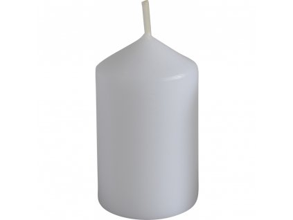 Bony adventní svíčka bílá 40 × 60 mm, 4 ks