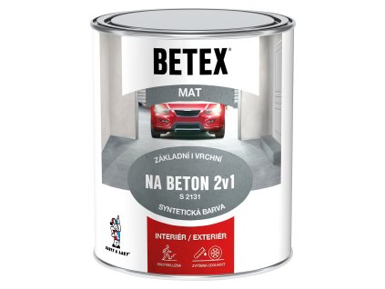 Betex  S2131 2v1 základní i vrchní barva na beton 840 červenohnědá, 800 g