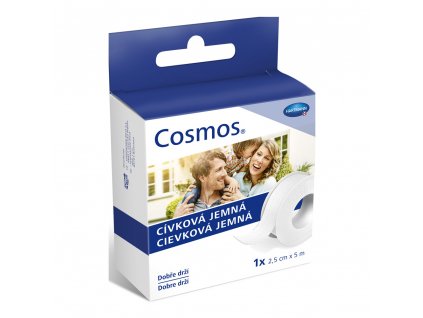 Cosmos Cívková jemná náplast 2,5cm × 5m, 1ks