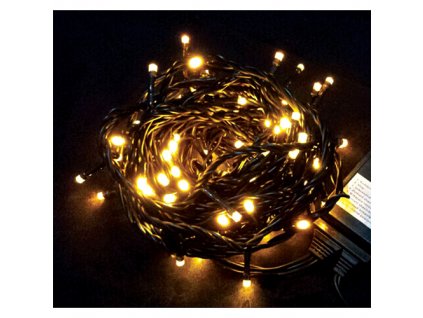 Vánoční řetěz MagicHome Orion, 10m, 100 x LED žlutá 8 funkcí