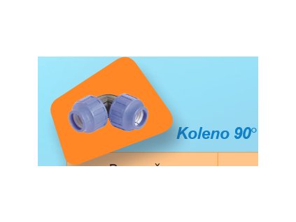 PE koleno mechanické 90° 32 x 32