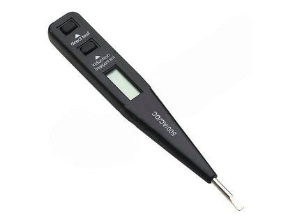 Zkoušečka napětí 500ACDC s LCD displejem