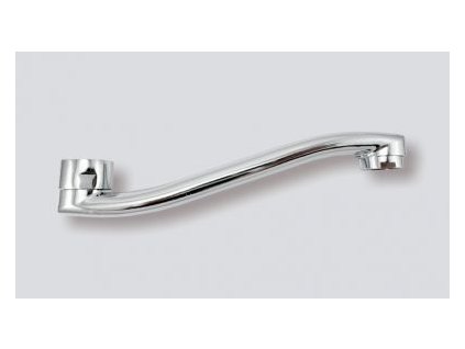 výtokové ploché "S" ramínko, 3/4", 25 cm, chrom