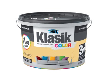 Het Klasic Color malířská barva, 0637 žluto-oranžová, 7+1 kg