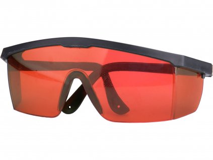 Brýle pro zvýraznění laserového paprsku, červené Extol Premium