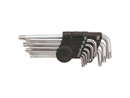 Sada klíčů STREND Pro HK0042, 9 dílná, T10-T50, Torx, zástrčná