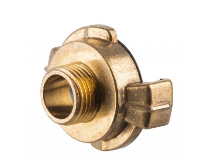 Adaptér GF120, 1/2 ", Ms, vnější závit, GEKA