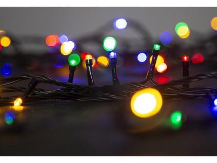 Řetěz vánoční MagicHome Vánoce Multi-Connect Star line, 120 LED multicolor