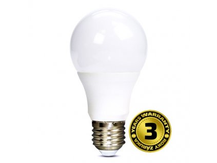 LED žárovka, klasický tvar, 7W, E27, 3000K, 270°, 595lm