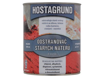 Hostagrund odstraňovač starých nátěrů P8214, 600 ml