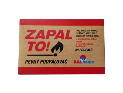 BALhome Zapal To, pevný podpalovač, 40 podpalů