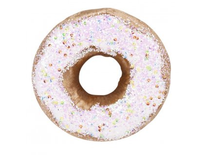 Dekorace MagicHome Candy Line, donut, hnědý, 13 cm, závěsný